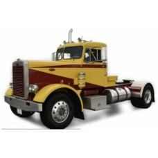 IXU64TR012 - 1/64 PETERBILT 281 YELLOW/RED 1963