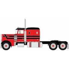 IXU64TR038 - 1/64 PETERBILT 359 RED AND BLACK 1973