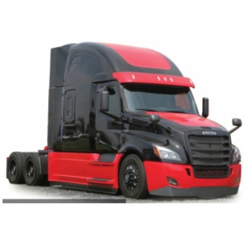 IXU64TR040 - 1/64 FREIGHTLINER CASCADIA BLACK AND RED 2018