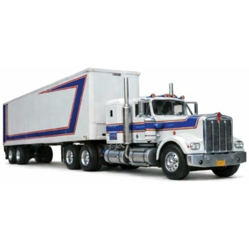 IXU64TRTR013T - 1/64 KENWORTH W900 WHITE AND BLUE 1976