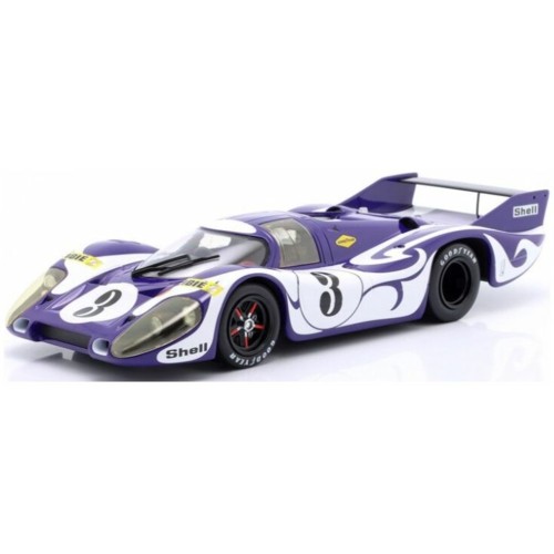 IXW18034003 - 1/18 PORSCHE 917 LONG TAIL NO.3 HIPPIE PRACTICE VERSION 24H LE MANS 1970 LARROUSSE/KAUHSEN