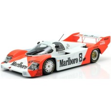 IXW18036003 - 1/18 PORSCHE 956 KH NO.8 2ND 1000KM SILVERSTONE 1983 WOLLEK/JOHANSSON (DECALS APPLIED)