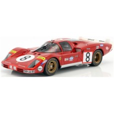 IXW18053003 - 1/18 FERRARI 512S LONG TAIL NO.8 24H - LE MANS 1970 - MERZARIO/REGAZZONI