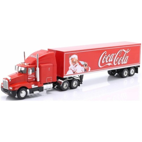 IXW83431002 - 1/43 KENWORTH T600 SEMI-TRAILER TRUCK - COCA-COLA 1986 RED IXW83431002 - 1/43 KENWORTH T600 SEMI-TRAILER TRUCK - COCA-COLA 1986 RED