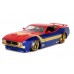 JAD31193 - 1/24 1973 FORD MUSTANG MACH 1 WITH CAPTAIN MARVEL FIGURE