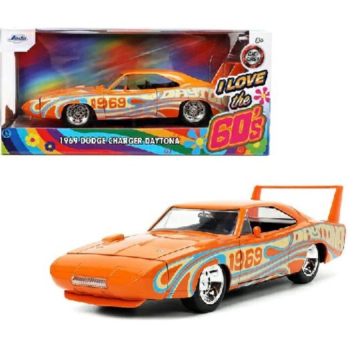 JAD31389 - 1/24 1969 DODGE CHARGER DAYTONA I LOVE THE 60S ORANGE