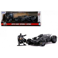 JAD31706 - 1/32 JUSTICE LEAGUE BATMAN BATMOBILE WITH BATMAN FIGURE DC COMICS