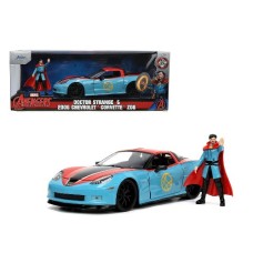 JAD32115 - 1/24 MARVEL DOCTOR STRANGE 2006 CHEVY CORVETTE Z06 WITH FIGURE