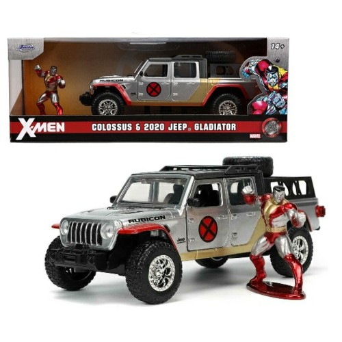 JAD33363 - 1/32 MARVEL X-MEN JEEP GLADIATOR WITH COLOSSUS FIGURE