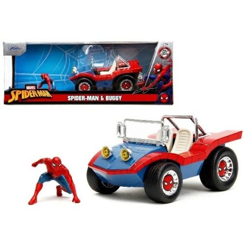 JAD33729 - 1/24 MARVEL 60TH ANNIVERSARY 70S EDITION BUGGY WITH SPIDERMAN FIGURE