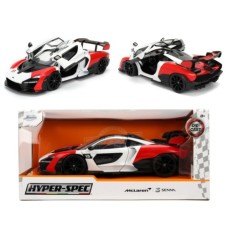 JAD36370 - 1/24 HYPERSPEC - MCLAREN SENNA - WHITE AND RED