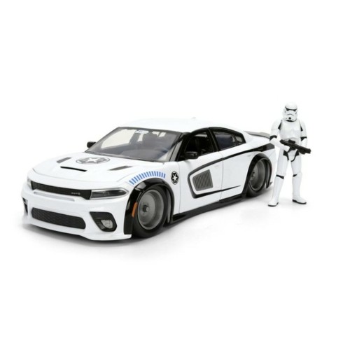 JAD36478 - 1/24 HOLLYWOOD RIDES  - 2015 DODGE CHALLENGER HELLCAT W/STORMTROOPER