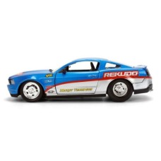 JAD36609  - 1/24 BTM - FORD MUSTANG GT 2010 - BLUE AND SILVER
