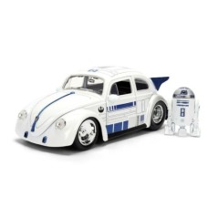 JAD36912 - 1/24 HOLLYWOOD RIDES - 1959 DRAG VW BEETLE W/R2-D2