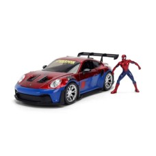JAD37442 - 1/24 HOLLYWOOD RIDES - PORSCHE 911 GT3 RS WITH SPIDER-MAN