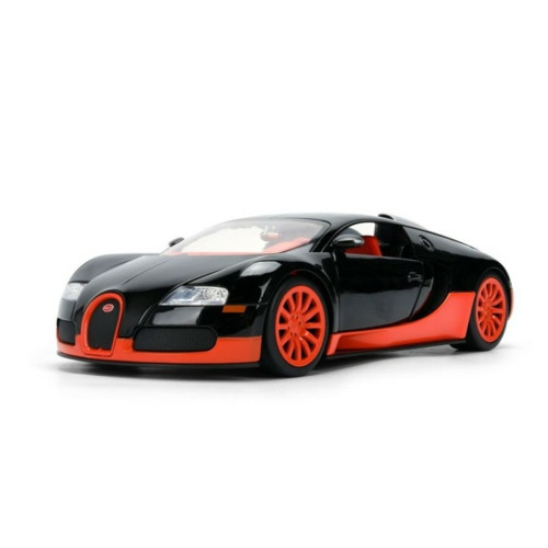 JAD37642 - 1/24 HYPERSPEC - 2011 BUGATTI VEYRON (BLACK/ORANGE)