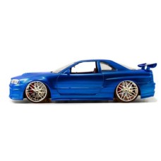 JAD37704 - 1/24 FAST AND FURIOUS - BRIANS NISSAN SKYLINE GT-R (R34) - COLOUR BRUSH