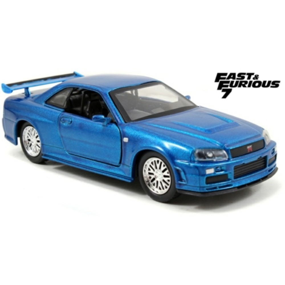 Jad 1 32 02 Nissan Skyline Gtr R34 Fast And Furious Blue