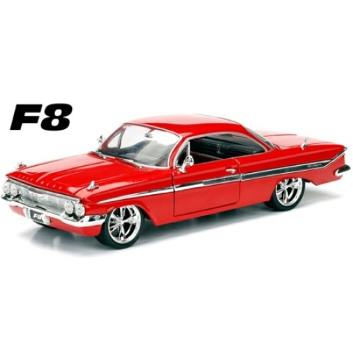 JAD98426 - 1/24 DOMS CHEVROLET IMPALA FAST AND FURIOUS 8 RED