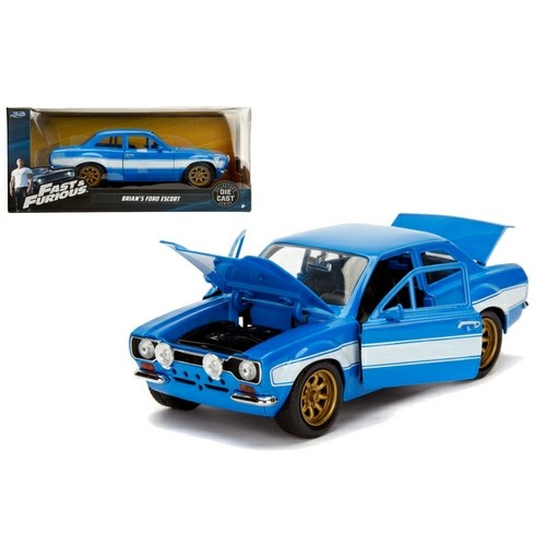 JAD99572 - 1/24 FORD ESCORT MKI RS2000 FAST AND FURIOUS BLUE / WHITE