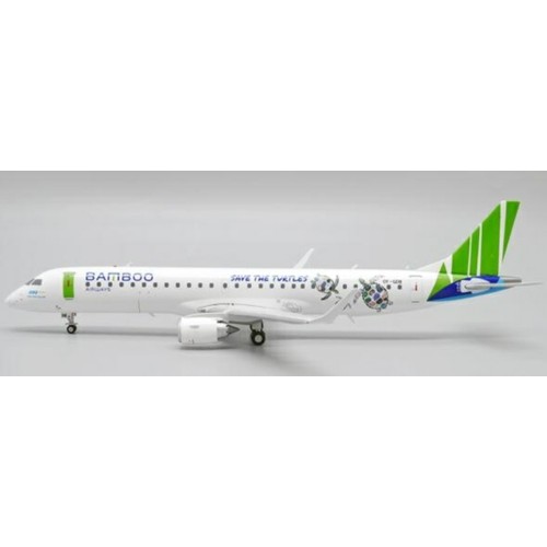 JC20078 - 1/200 BAMBOO AIRWAYS EMBRAER 190-200LR SAVE THE TURTLES REG: OY-GDB WITH STAND