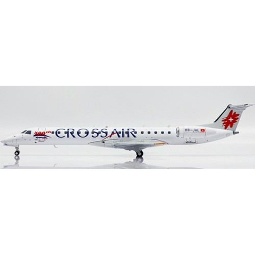 JC20154 - 1/200 CROSSAIR EMBRAER ERJ-145 400TH REG: HB-JAL WITH STAND