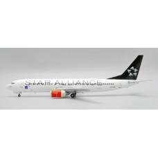 JC20180 - 1/200 SAS SCANDINAVIAN AIRLINES BOEING 737-800 STAR ALLIANCE REG: LN-RRW WITH STAND
