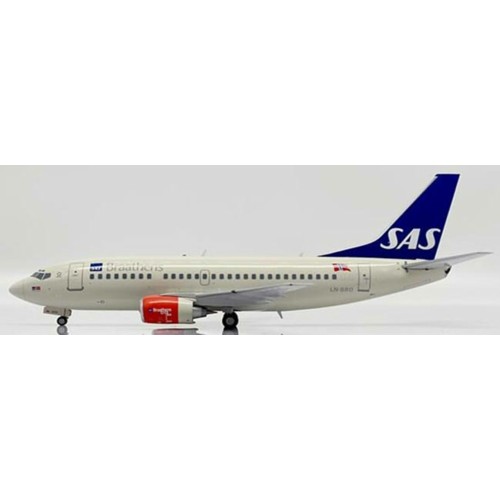 JC20259 - 1/200 SAS BRAATHENS BOEING 737-500 REG: LN-BRO WITH STAND