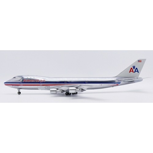 JC20291 - 1/200 AMERICAN AIRLINES BOEING 747-100 POLISHED REG: N9670 WITH STAND