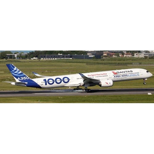 JC20310A - 1/200 AIRBUS INDUSTRIE AIRBUS A350-1000 OUR SPIRIT FLIES FURTHER FLAP DOWN REG: F-WMIL WITH STAND