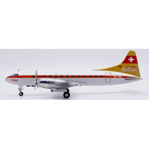 JC20571 - 1/200 TELLAIR CONVAIR CV-440 REG: HB-IMQ WITH STAND