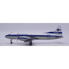 JC20574 - 1/200 FINNAIR CONVAIR CV-440 POLISHED REG: OH-LRB WITH STAND