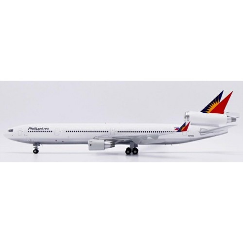 JC20648 - 1/200 PHILIPPINES AIRLINES MCDONNELL DOUGLAS MD-11 POLISHED REG: N278WA WITH STAND
