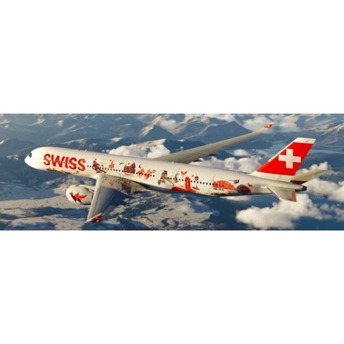 JC20747 - 1/200 SWISS AIRBUS A350-900XWB WANDERLUST REG: HB-IFA WITH STAND