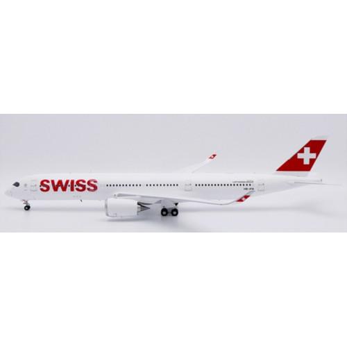 JC20816A - 1/200 SWISS AIRBUS A350-900XWB REG: HB-IFB FLAPS DOWN WITH STAND