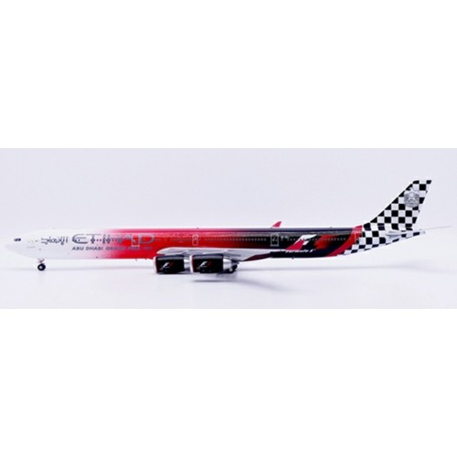 JC20852 - 1/200 ETIHAD AIRWAYS A340-600 2011 FORMULA 1 A6-EHJ WITH STAND