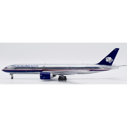 JC40026 - 1/400 AEROMEXICO BOEING 777-200ER POLISHED REG: N746AM WITH ANTENNA