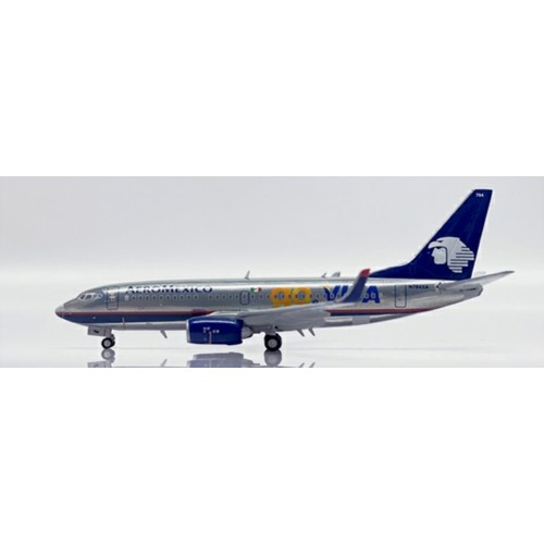 JC40028 - 1/400 AEROMEXICO BOEING 737-700 GO VISA POLISHED REG: N784XA WITH ANTENNA