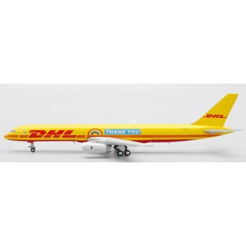 JC40038 - 1/400 DHL BOEING 757-200(PCF) THANK YOU REG: G-DHKF WITH ANTENNA