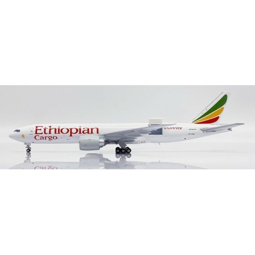 JC40085C - 1/400 ETHIOPIAN CARGO BOEING 777F INTERACTIVE SERIES REG: ET-AWE WITH ANTENNA