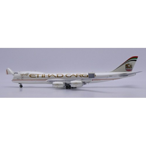 JC40159C - 1/400 ETIHAD CARGO BOEING 747-8F INTERACTIVE SERIES REG: N855GT WITH ANTENNA
