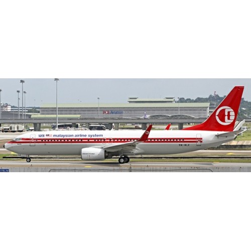 JC40202 - 1/400 MALAYSIA AIRLINES BOEING 737-800 RETRO REG: 9M-MLV WITH ANTENNA