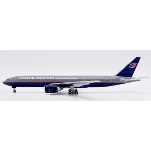 JC40207 - 1/400 UNITED AIRLINES BOEING 777-200 BATTLESHIP BOEING 777 REG: N777UA WITH ANTENNA