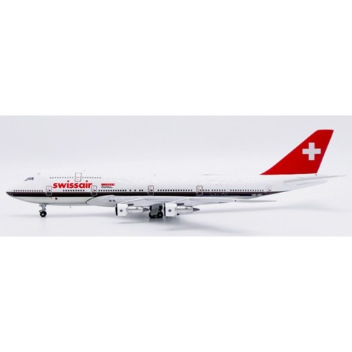 JC40283 - 1/400 SWISSAIR BOEING 747-300M 700TH ANNIVERSARY OF THE SWISS CONFEDERATION POLISHED REG: HB-IGC WITH ANTENNA
