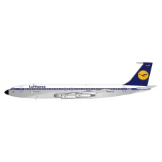 JC40476 - 1/400 LUFTHANSA BOEING 707-300 POLISHED REG: D-ABOX WITH ANTENNA