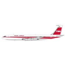 JC40481 - 1/400 TWA TRANS WORLD AIRLINES BOEING 707-300 REG: N28727 WITH ANTENNA