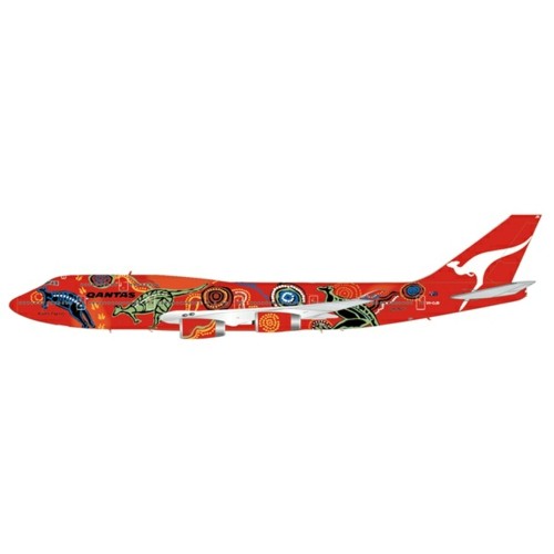 JC40491 - 1/400 QANTAS 747-400 WUNALA DREAMING RR ENGINE VH-OJB WITH ANTENNA