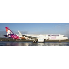 JC40616 - 1/400 HAWAIIAN AIRLINES AIRBUS A321NEO WELCOME, VOYAGERS REG: N208HA WITH ANTENNA