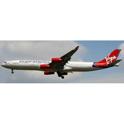 JC40654 - 1/400 VIRGIN ATLANTIC AIRBUS A340-300 REG: G-VHOL WITH ANTENNA