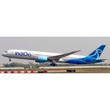 JC40723 - 1/400 INDIGO BOEING 787-9 DREAMLINER REG: LN-FNC WITH ANTENNA